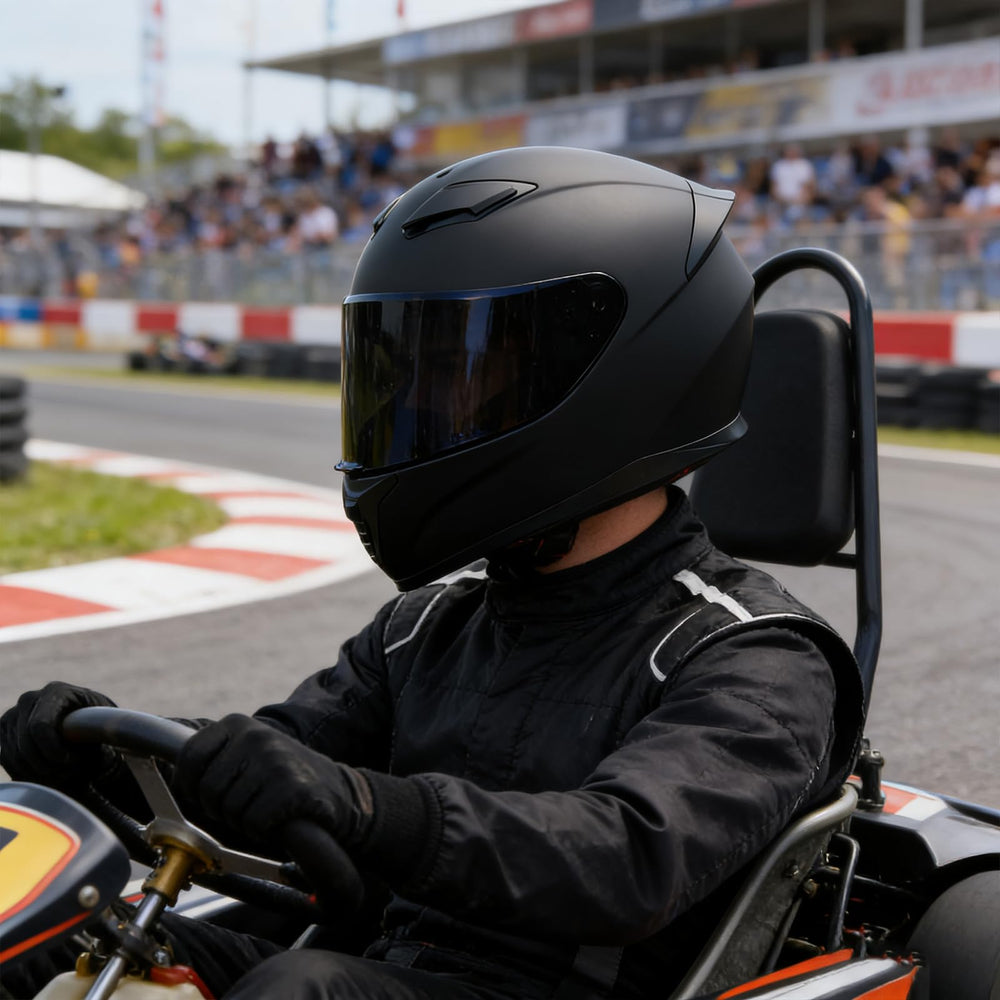 JQF Gear WS-607 visor combination with clear improves daytime clarity
