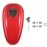 JRL upgrade external thread 2L fuel tank exterior for motorized bikes enhances fuel capacity.