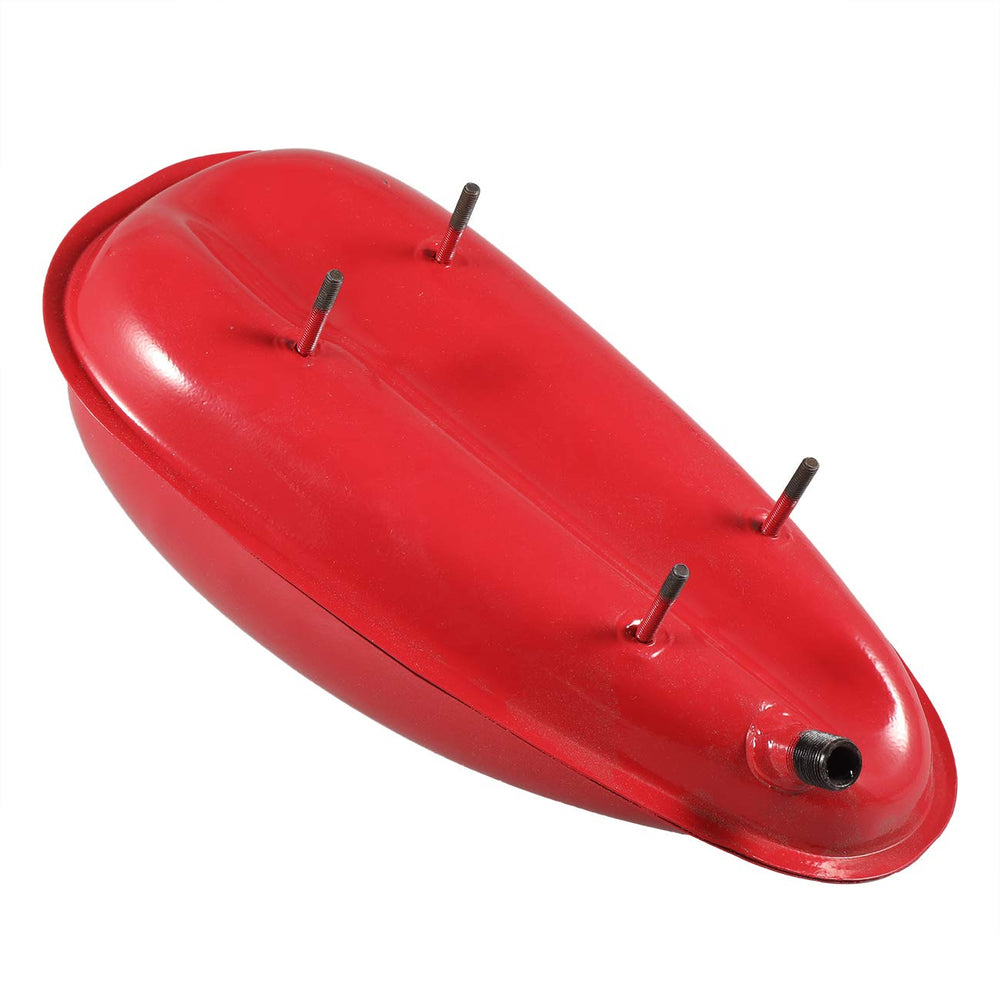 JRL 2L fuel tank installed on bike, seamless integration with current engine setup.