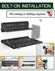 JROAD Bronco tailgate table bolt-on install with no drilling required