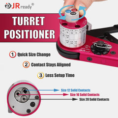 JRready ACT-DT1 red-16-pin ensures precise crimping for 16 Deutsch terminals