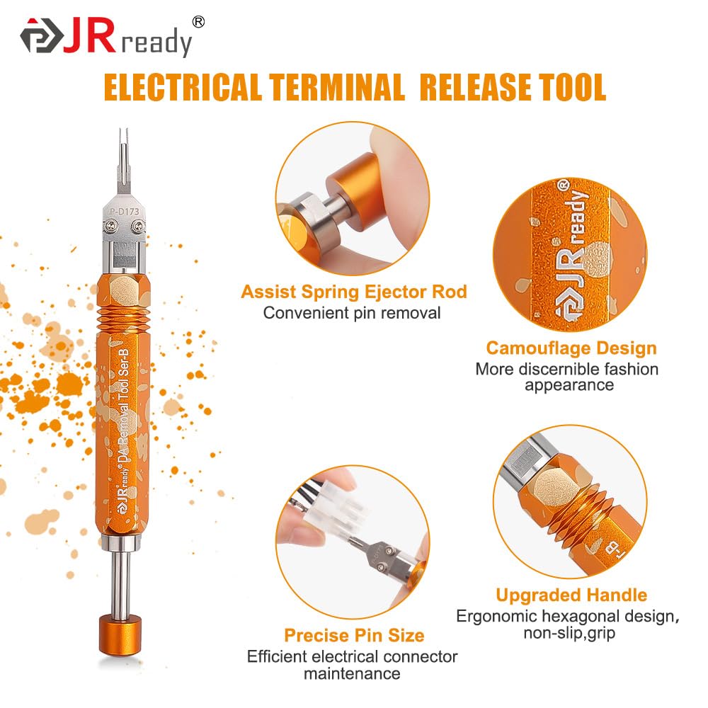 JRready DAP-D173 depinning action shows efficient terminal release without wires.