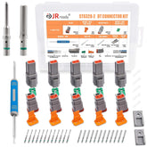 JRready Deutsch 2-pin kit package ready for quick installation
