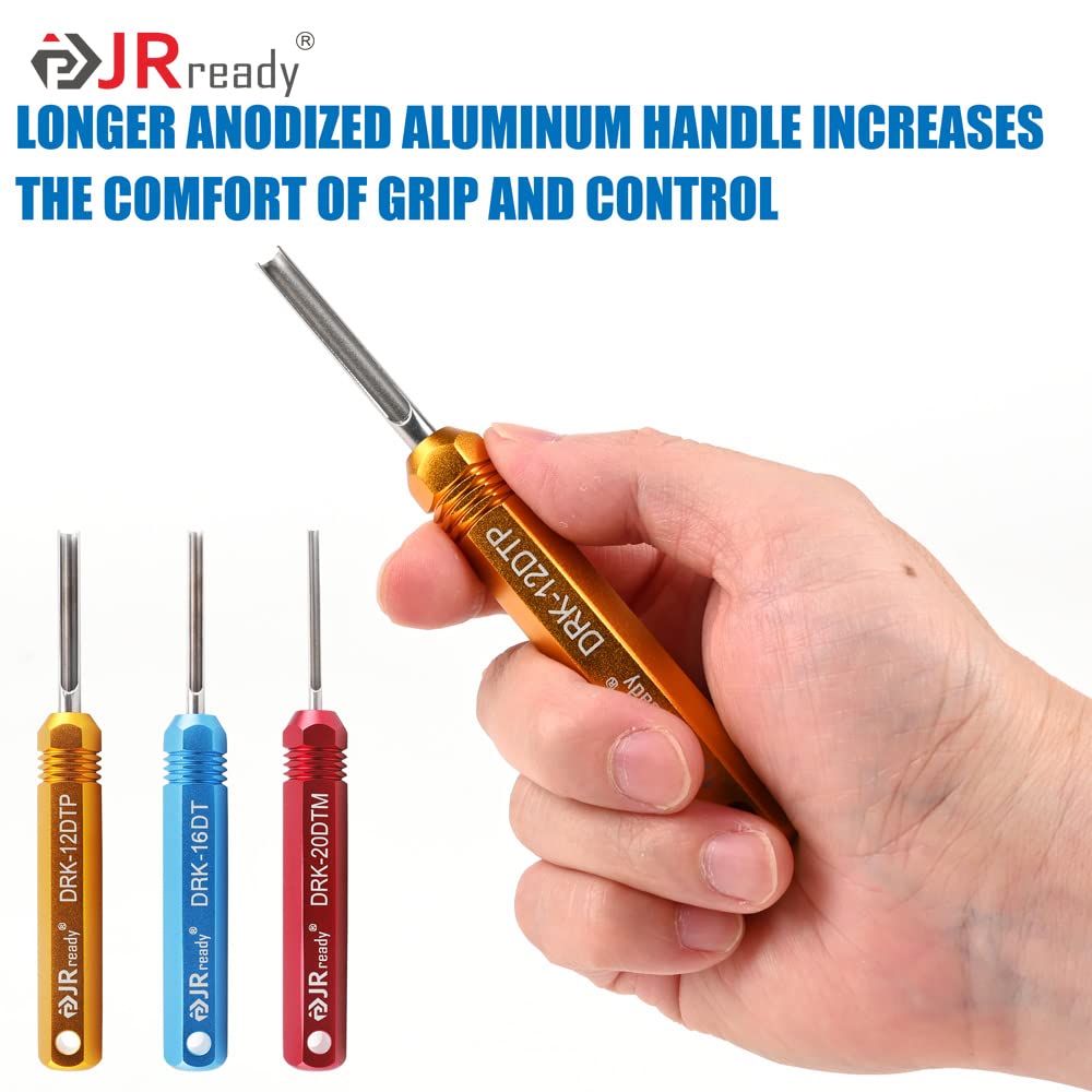 JRready DRK-RT1B pick removal tool with hook and screwdriver for versatile connector access.