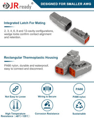 JRready seal plugs protecting connections in damp environments