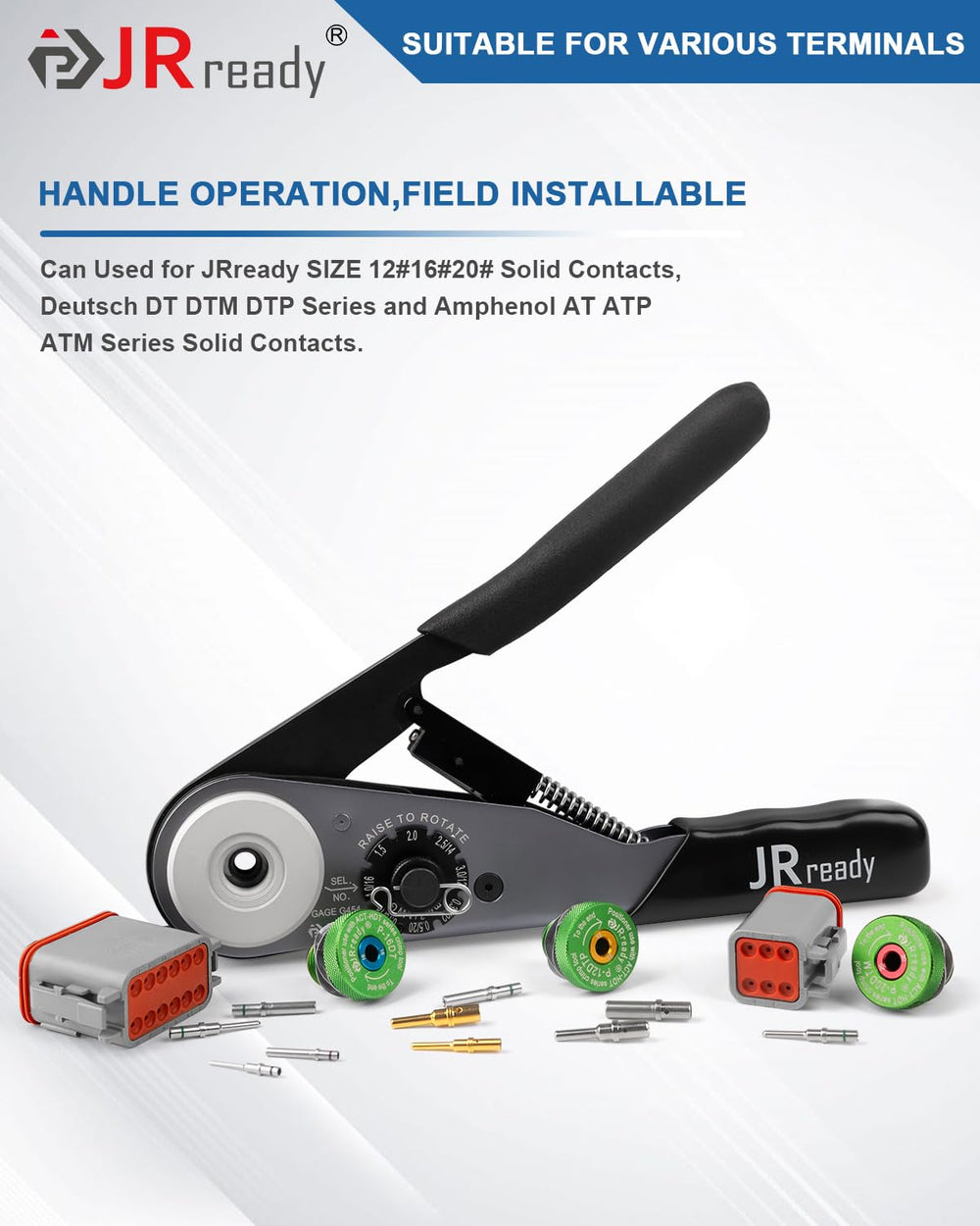 Tool in hand enabling on-site field installation.
