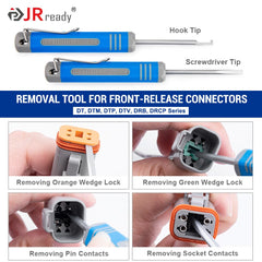 JRready ST5257-PRO compatibility guide showing connector match tips for accuracy