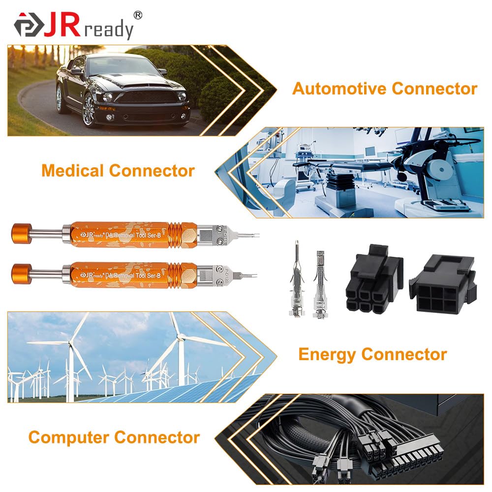 JRready ST5262 in-use on a Molex connector illustrating reliable removal without damage.