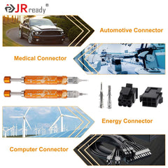 JRready ST5262 in-use on a Molex connector illustrating reliable removal without damage.