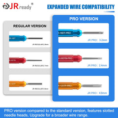 JRready ST5291 anodized aluminum handle offers comfortable grip.