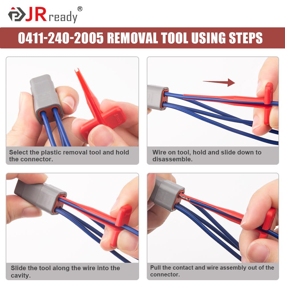 JRready ST5327 Deutsch connector removal kit for DT/DTM/DTP/HD series.