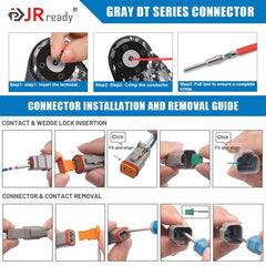 JRready ACT-DT1 crimping tool enabling precise terminal work