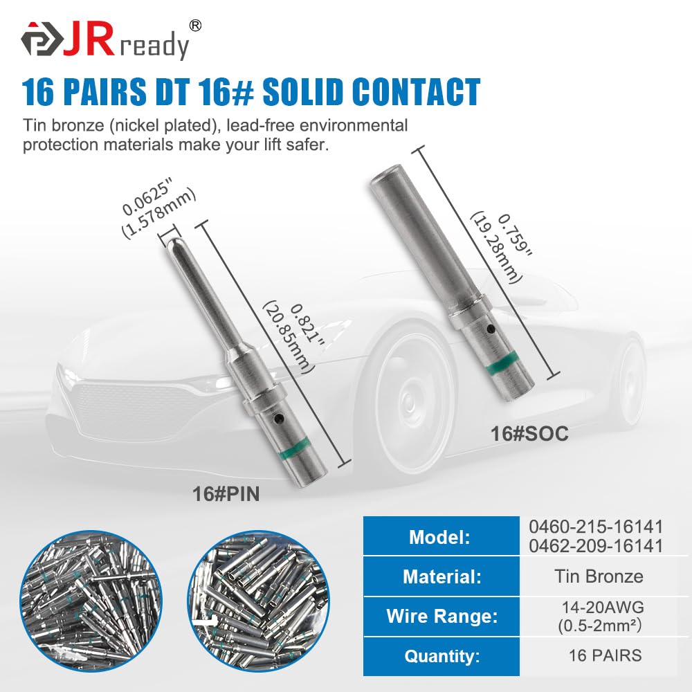 JRready contact set 0462-209-16141 and 0460-215-16141 for reliable connections