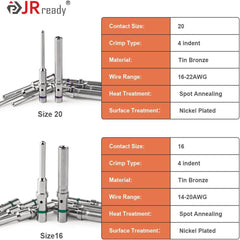 JRready DT DTM connectors in PA66 nylon are durable and waterproof.