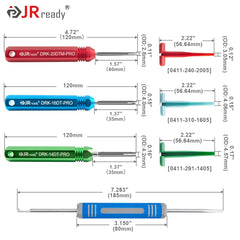 JRready removal tools stainless steel shaft protect wires during contact removal.
