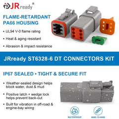 JRready waterproof DT series housing designed for harsh environments