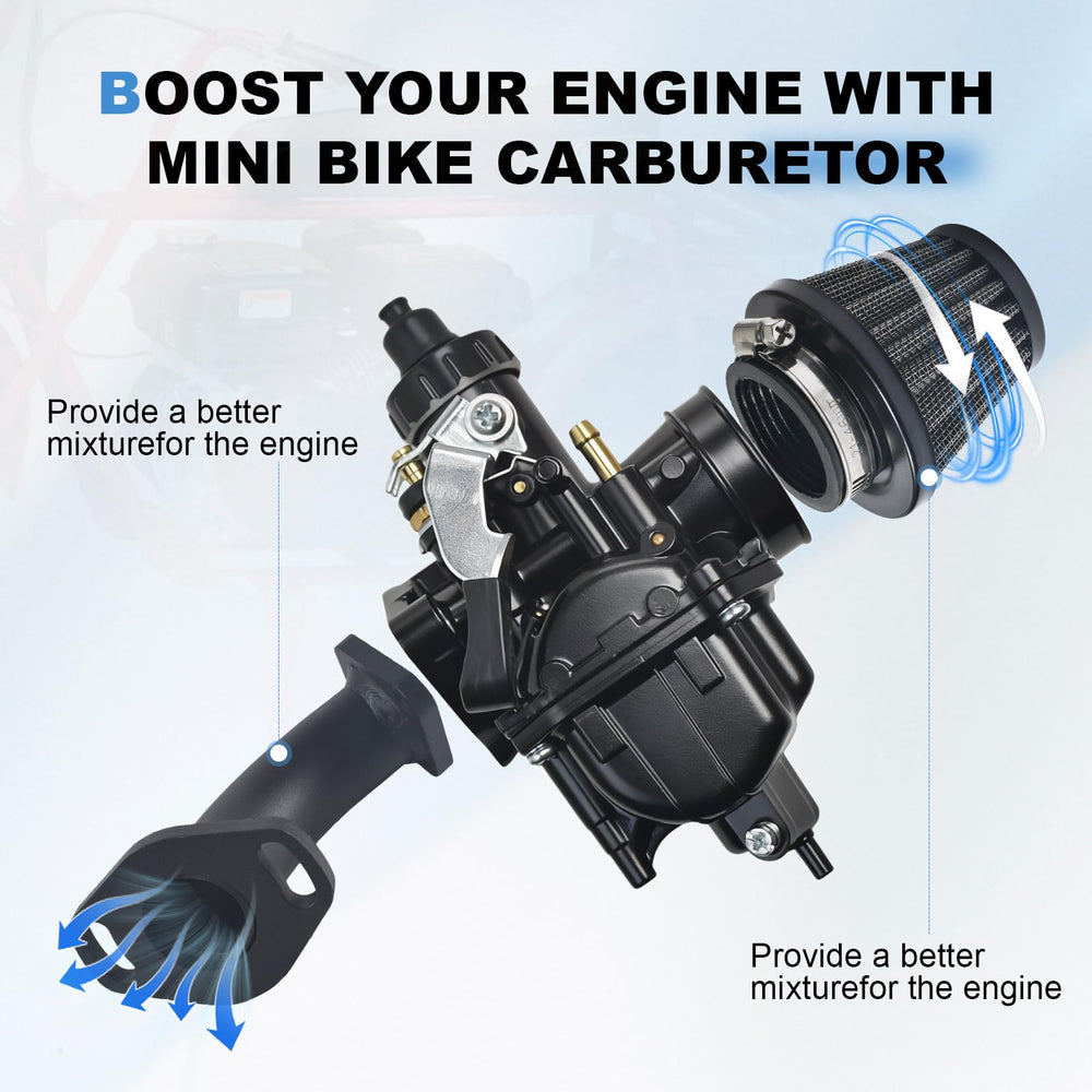 JSCJCAS VM22 26mm carburetor air filter included for filtration