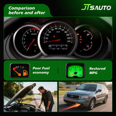 JTSAUTO MAF sensor installed in a vehicle showing broad compatibility.