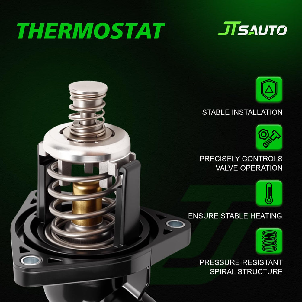 JTSAUTO Sierra thermostat housing assembly fits 5.3L/6.2L engines