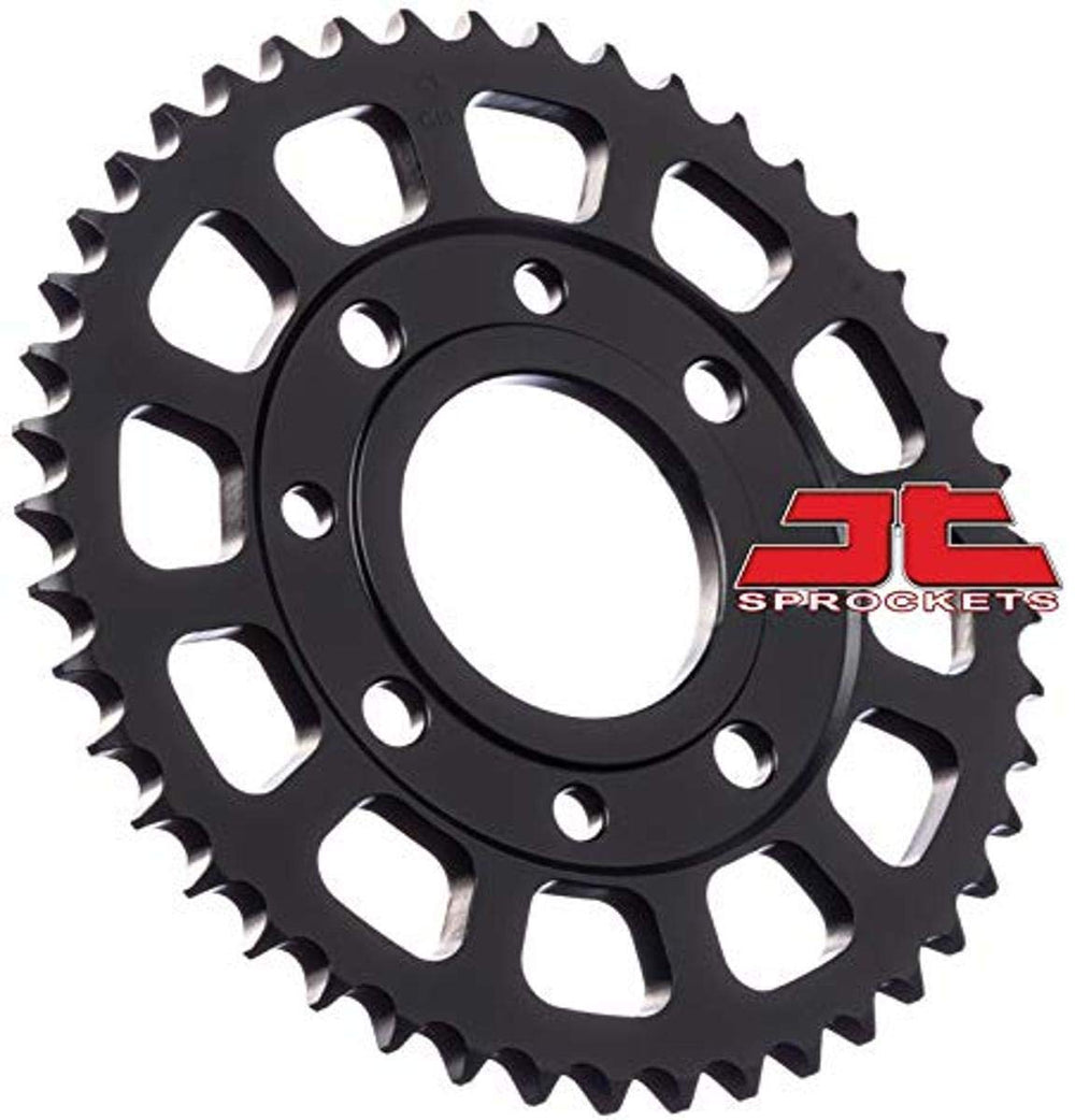 JT Sprockets JTR269.45 45t steel rear sprocket full view, built for durability and precise engagement.