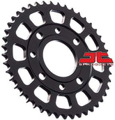 JT Sprockets JTR269.45 45t steel rear sprocket full view, built for durability and precise engagement.