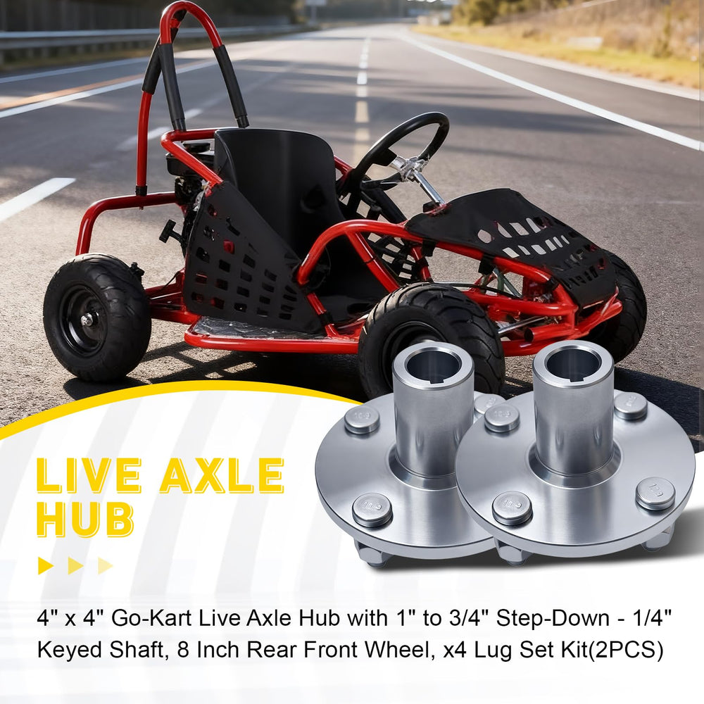 jtfrkope live axle hub highlighting 1-inch inboard and 3/4-inch outboard diameters