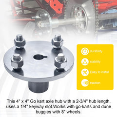 jtfrkope durable metal hub designed for karting reliability