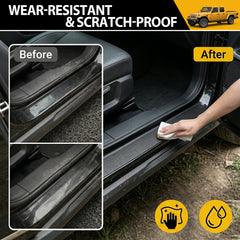 JTYZSM door sill guards for Gladiator JT fit four doors with durable protection.
