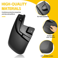 JTYZSM mud flaps heavy-duty material withstands heat and cold for all-weather use