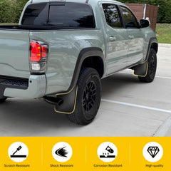 JTYZSM Tacoma mud flaps rear-right view guard against debris