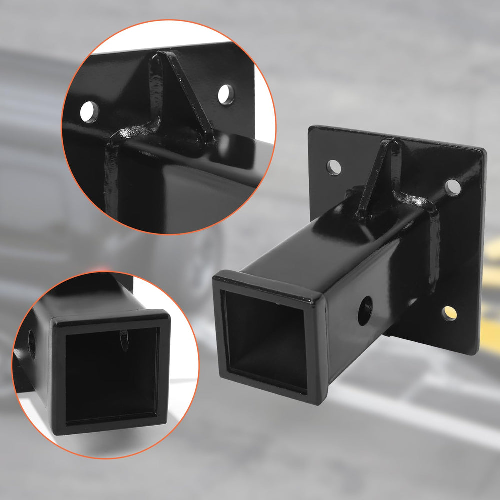 JTZFD 2-inch receiver tube compatibility shown for versatile mounting