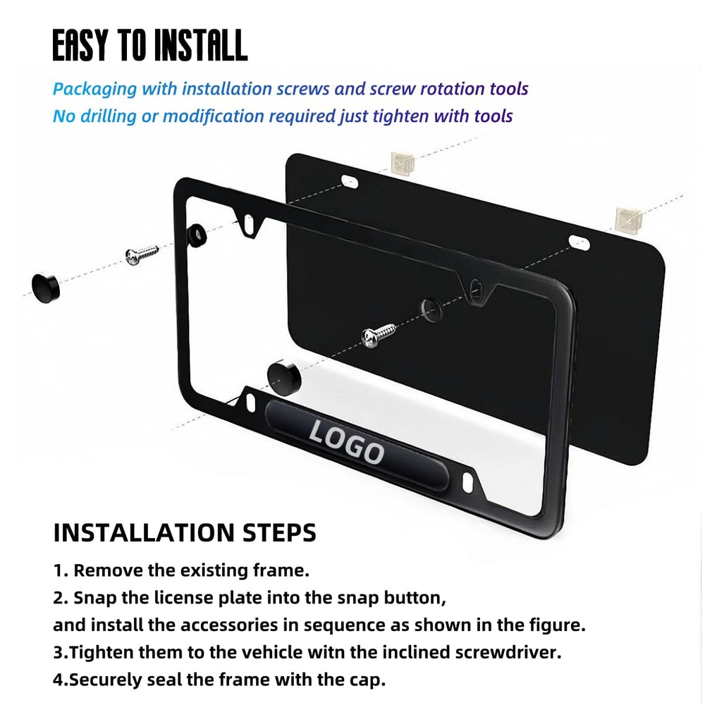 JULOPO installation accessories included image shows complete front and rear setup.