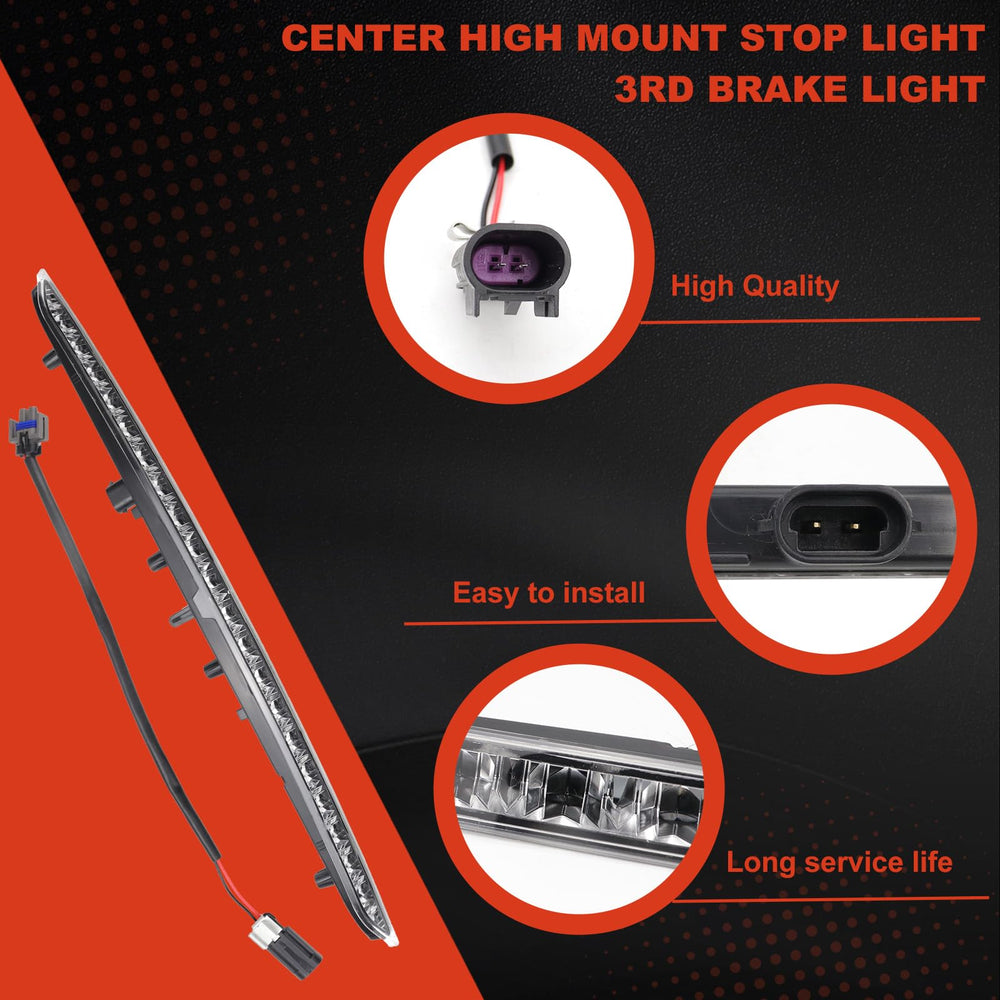 JUMOPARTS brake light provides bright illumination for clear signaling.
