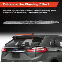 JUMOPARTS Ford Edge brake light wiring harness included for straightforward setup.