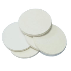 Junlixn 6inch wool polishing pad closeup showing soft fibers for smooth finishing