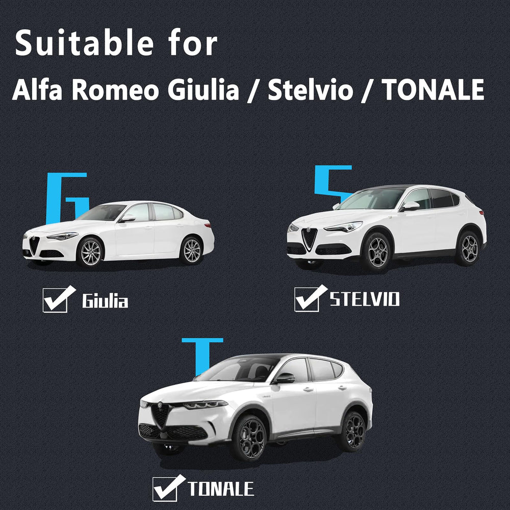 Junmei door light logo puddle for Giulietta increases night visibility and curb awareness.