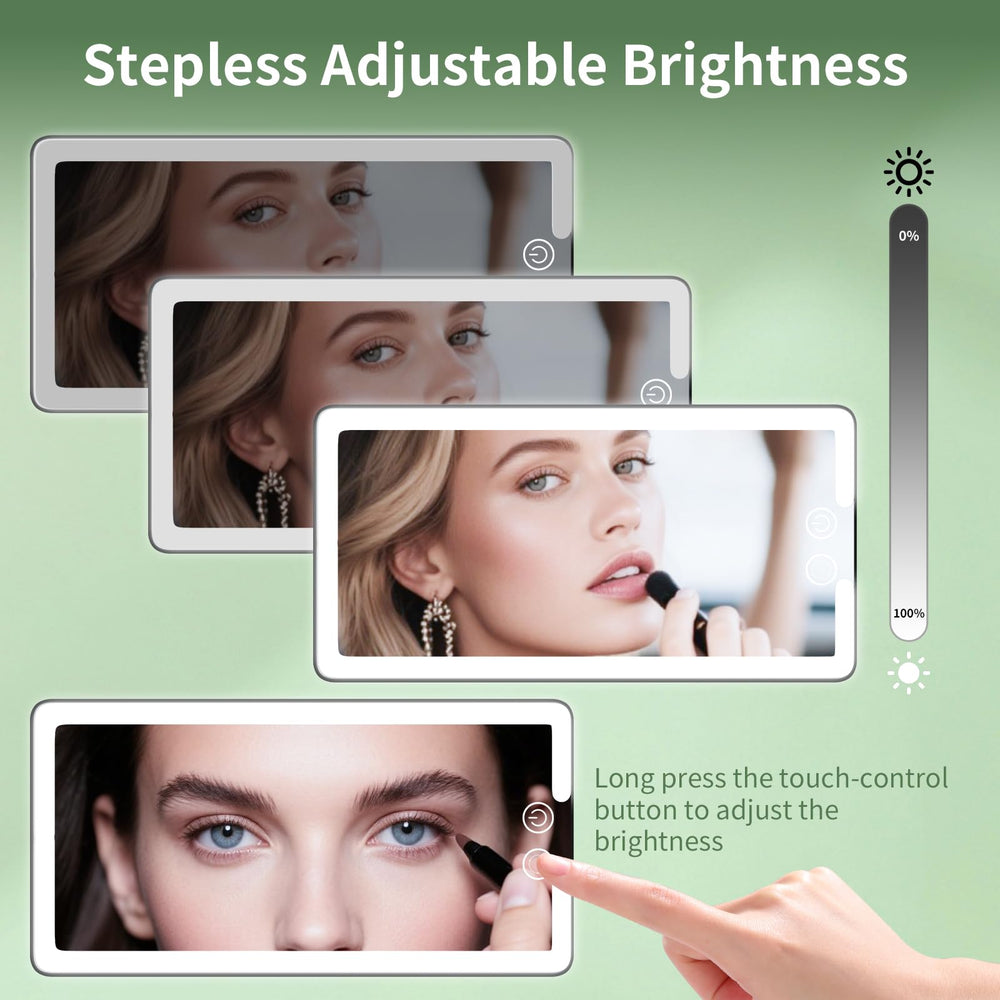 Junyaoxuan large high definition mirror offers clear grooming reflections