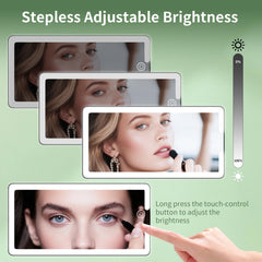 Junyaoxuan large high definition mirror offers clear grooming reflections