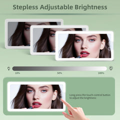 Junyaoxuan rechargeable makeup mirror charges from car, house, or power bank