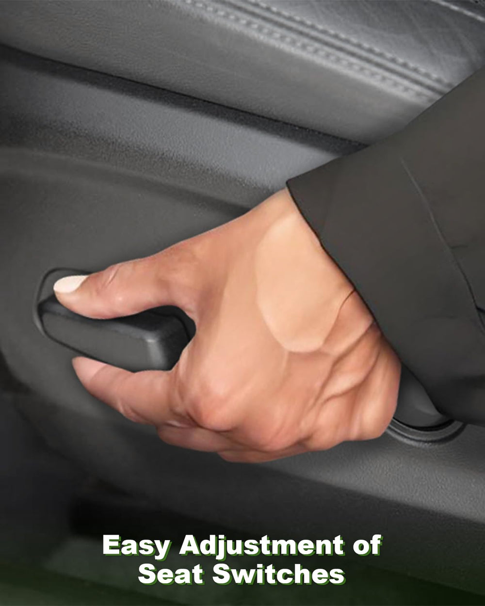 JUQAFY power seat switch built with durable plastic for long service life.