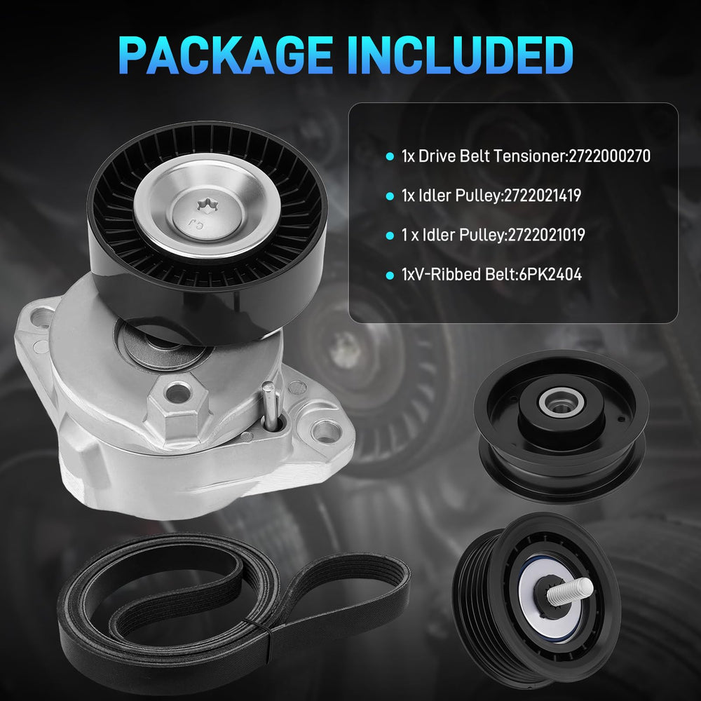 JURPLIX 6PK2404 belt spec compatible with multiple models