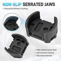 JURPLIX auto-clamp spring design stabilizes grip during removal.