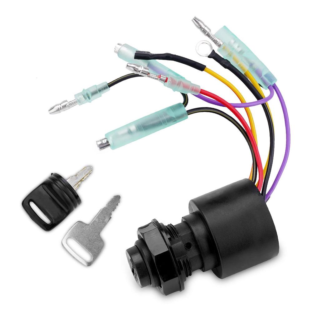 JURPLIX boat ignition switch front view with 3-position design for easy starts.