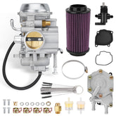 Jurplix carburetor kit with fuel pump and air filter for Polaris to improve reliability