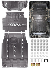 JURPLIX full skid plate engine protection shields the F-150 undercarriage on rugged trails