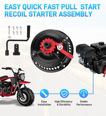 JURPLIX Predator 212 compatibility highlights reliable starting for mini bikes