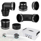jurplix rv sewage kit packaging shows all-in-one external station components