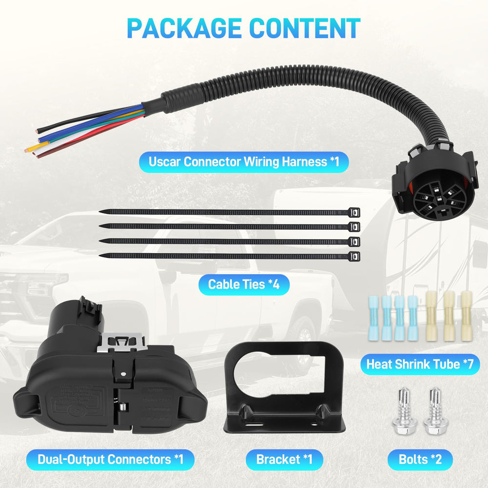 JURPLIX trailer connection kit ready for towing setups.