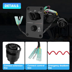 JURPLIX two-key set complements the 12V switch panel for secure operation.