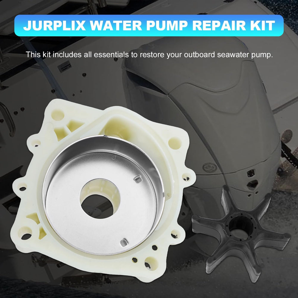 Close-up of JURPLIX water pump impeller housing for a reliable seal